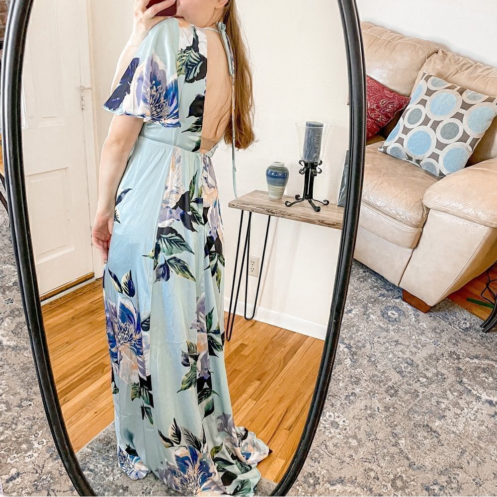 Show Me Your Mumu Faye Flutter Maxi Dress M - Picture 7 of 10